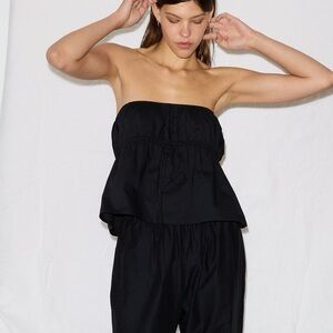 Deiji studios strapless cotton top